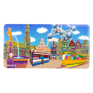 Visit my city - Aimant décoratif