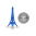 41379 - Peonza - Tower - Bleu