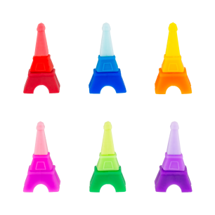 Set de 6 marqueurs de verre - Tower glass