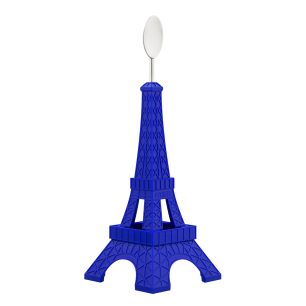 Huevera y cuchara Tower - Paris à la coque