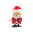 41272 - Automate mécanique sauteur - Xmas family - Santa