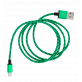 32135 - iPhone Cable - Vintage - Vert