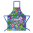 41106 - Delantal con bolsillo – Maestro 2 - Fleurs d\'eau