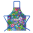 41106 - Schürze mit Tasche – Maestro 2 - Fleurs d\'eau