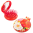 16958 - Spazzola pieghevole con specchio - Lady Retro - La vie en Roses