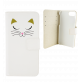 32390 - Custodia a portafoglio per iPhone 6, 6S, 7, 8, SE 2022 - Iwallet - White Cat