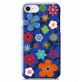 33788 - Case for iPhone 6S/7/8 - I Cover 6S/7/8, SE 2022 - Blue Flower
