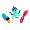 Set de 3 aimants - Magnet Octopus