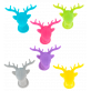 34125 - Set of 6 glass markers - Happy Markers Animaux - Cerf