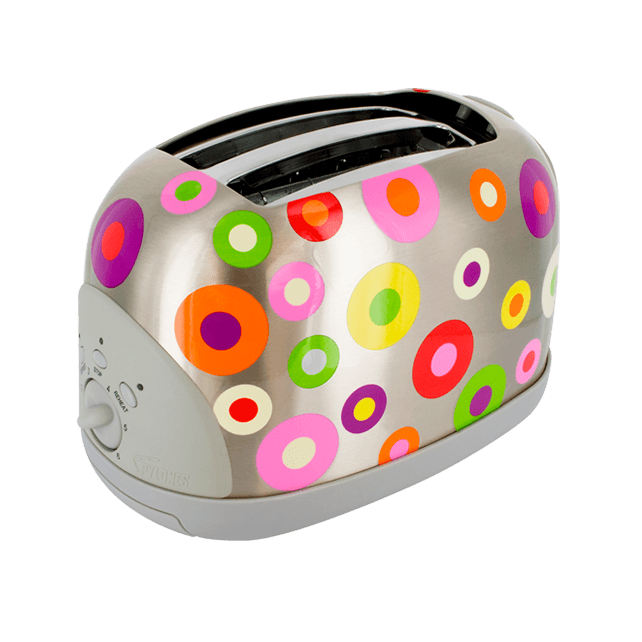 Toaster UK plug Toast'in Silver Spots Pylones