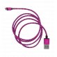 34396 - Micro USB-Kabel - Vintage - Rose