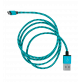 34396 - Micro USB-Kabel - Vintage - Bleu