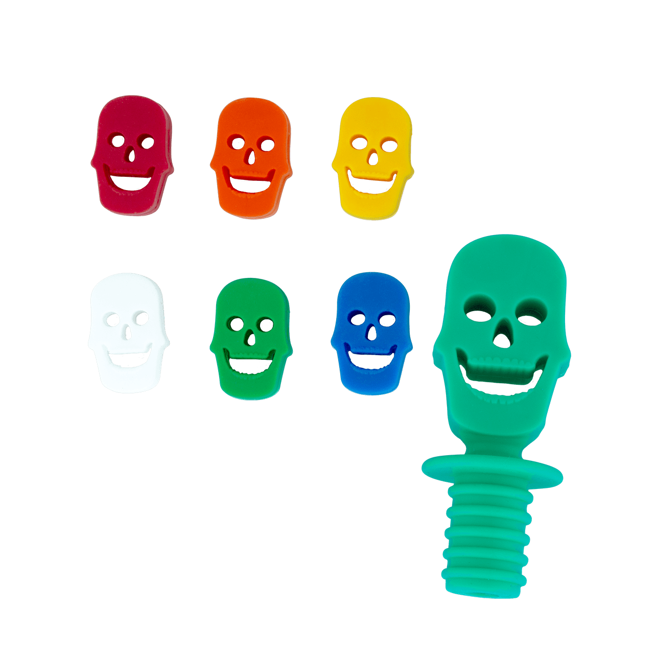 Glass markers and stopper Skeleton Pylones