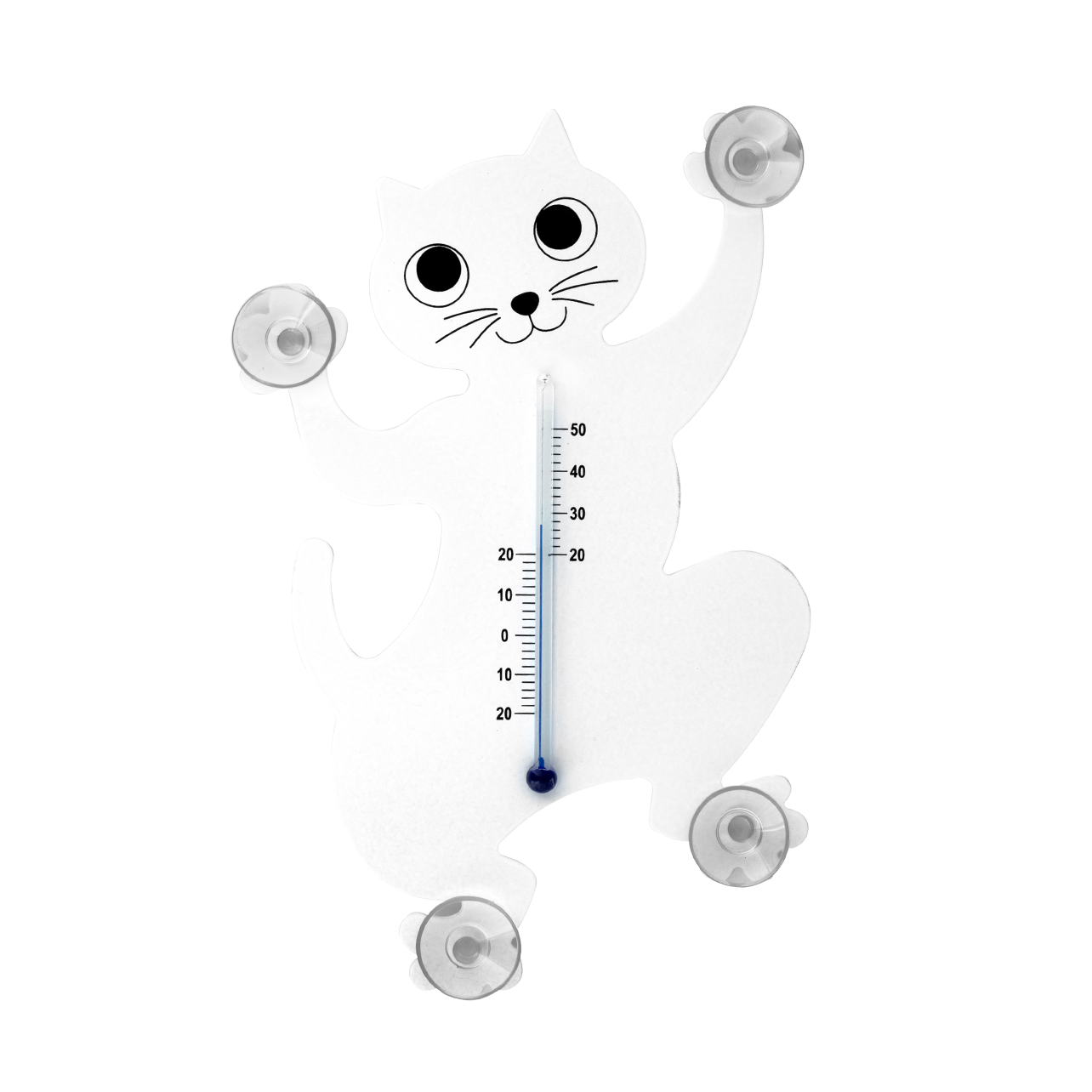 Digitale binnen-/buitenthermometer, weergave van de binnen- en buitentemperatuur