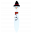 23981 - Bolígrafo retráctil - Occupation Pen - Snowman 2