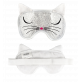 34903 - Schlafmaske - My pearls - White Cat