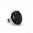30754 - Glass ring - Galet Medium Paillettes - Noir