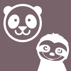 Panda + paresseux