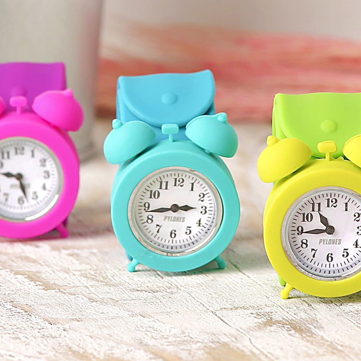 Slap alarm clock watch My Time 2 Turquoise 2 Pylones
