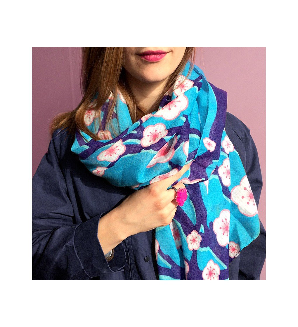 Foulard coloré Escapade Léonard Pylones