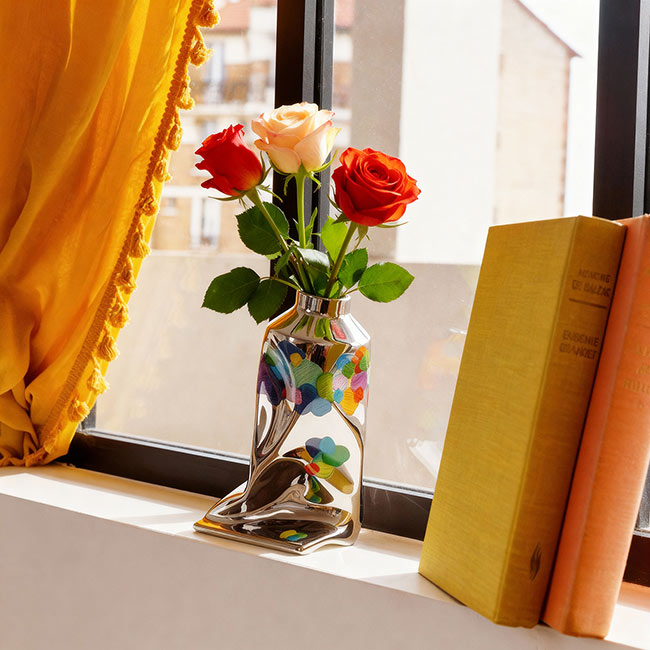 Vaso grande - Art Floral Chrome Large