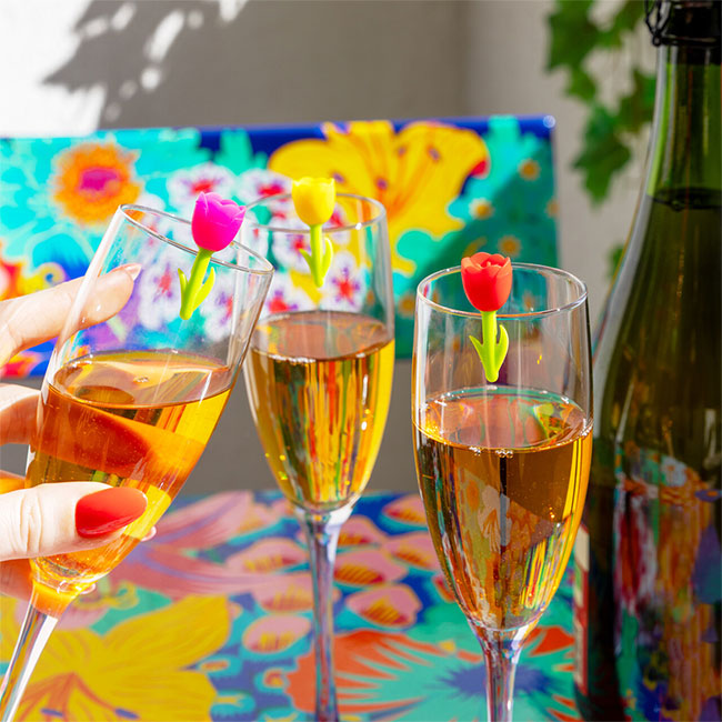 6er-Set Glasmarkierer - Apelipes