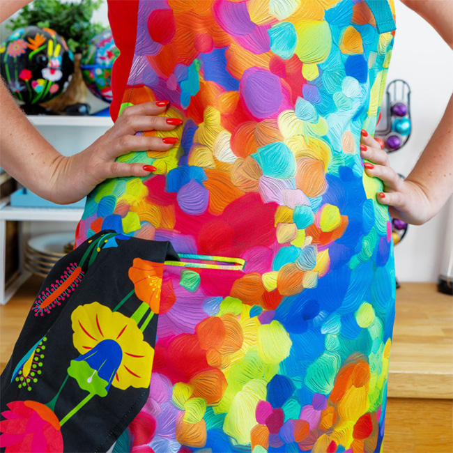 Apron with pocket – Le goût des couleurs