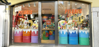 Pylones porta colore sulle Dolomiti!